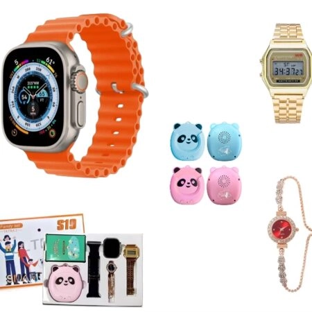 Coffret De 3 Montres Connectées S19 Ultra 2 - Haut-Parleur - Résistantes À L'eau - Pour Enfants