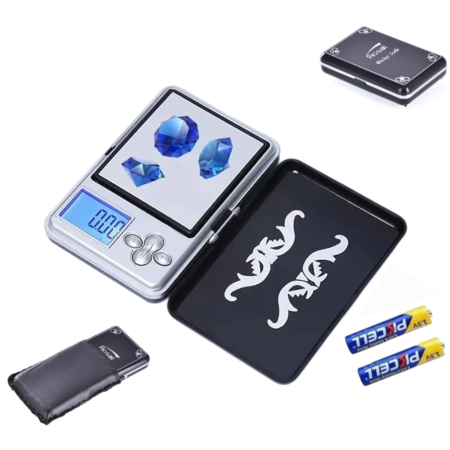 Mini Balance De Poche Numérique - De 0,01 À 200 G - Écran Haute Résolution - Couvercle De Protection