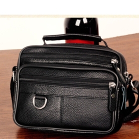 Sac à Bandoulière Pour Homme – Cuir – Qualité Supérieure – Portable – Léger Et Résistant
