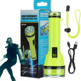 Lampe De Plongée – Rechargeable – Projecteur Sous-marin – Haute Performance – Haute Luminosité