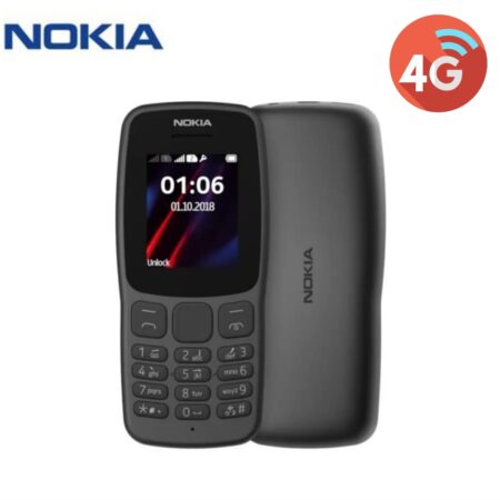 Téléphone Portable Nokia 106 Classique - 4G - Dual SIM - MP3 - Longue Autonomie et Radio FM