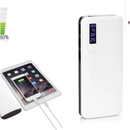 Power Bank Y02 – 20 000 mAh – Charge Rapide – Triple Sortie USB