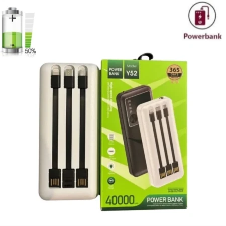 Pawer Bank 3-En-1 - 40 000 MAh - Charge Rapide