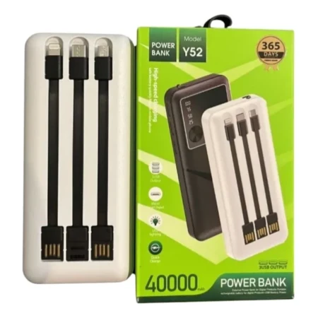Pawer Bank 3-En-1 - 40 000 MAh - Charge Rapide