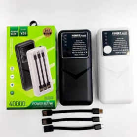 Pawer Bank 3-En-1 – 40 000 MAh – Charge Rapide