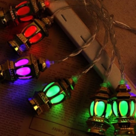 Guirlande lumineuse Led en Plastique pour Décoration du Ramadan et De L’Aïd – 20 LED – 3M – Deux Modes D’éclairage