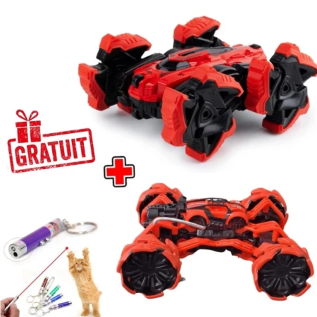 Voiture Télécommandée Pour Enfants Avec Fonction De Conduite - Télécommande + Laser Pointer Gratuit