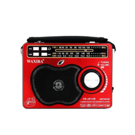Radio Rechargeable WAXIBA XB-281BT – AM/FM/SW, USB, Torche