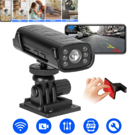 Caméra Arrière – Détection Vocale – Connectivité Wi-Fi – Haute Résolution 1080P – Grand Angle De Vision