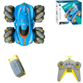 Voiture Télécommandée Avec Rotation à 360 Degrés – Musique Et Lumières – Vapeur