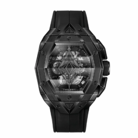 Montre Automatique De Luxe Pour Homme –  Design Creux – Résistante Á L’eau – Noir