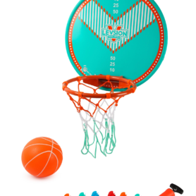 Jeu 2 en 1 – Cible de Fléchettes Magnétiques et Panier de Basket Pliable – Pour Enfants