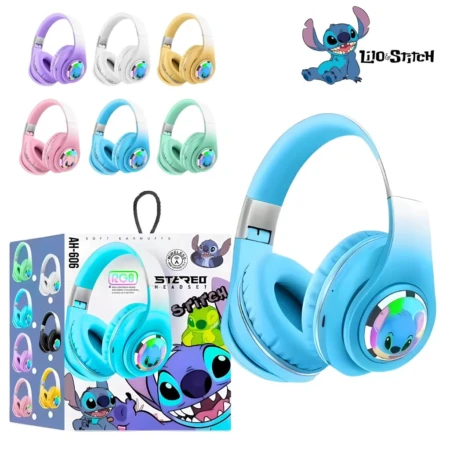 Casque Sans Fil Stitch pour Enfants – Bluetooth – Pliable