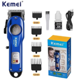 Tondeuse à Cheveux Kemei KM-234 – Rechargeable avec Écran LED