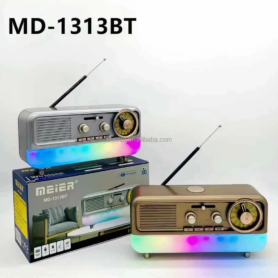 Radio Multifonction Vintage MD-1313BT – Bluetooth, AM/FM/SW, LED.