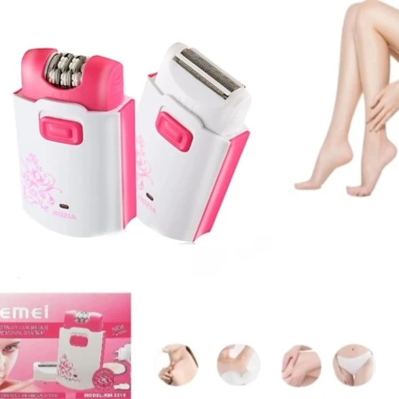 Appareil D'épilation Rechargeable - Kemei 2 En 1