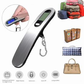 Balance À Bagages Numérique – Capacité 50 kG – Portable – Haute Précision – Avec Crochet