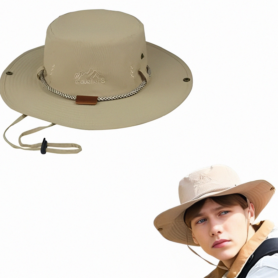 Chapeau D’extérieur – Séchage Rapide Et Confortable – Respirant – Protection Solaire – Beige
