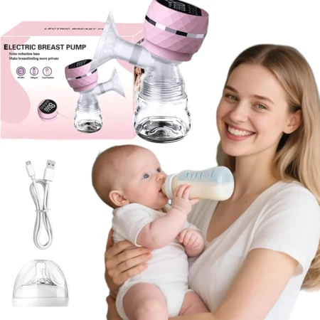 Tire-lait Électrique Portable Sans Fil - Rechargeable - Silencieux - Avec Trois Modes Et Neuf Niveaux A'aspiration