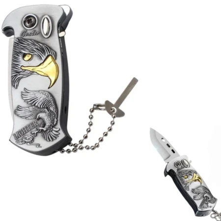 Couteau Briquet En Métal(NSBL) Avec Décapsuleur - Multifonction - Rechargeable