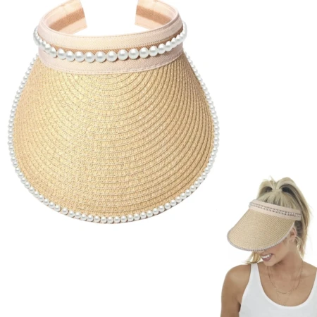 Chapeau Pliable Pour Femme - Élégant et Moderne - Protection UV - Beige