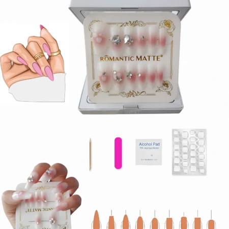 12 Faux Ongles En Acrylique À Motif Léopard - À Presser - Résistants - Réutilisables