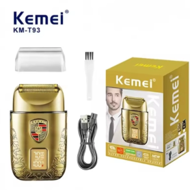 Rasoir Électrique Portable Kemei KM-T93 Pour Hommes – Double Rasage – Grille De Lame Flexible