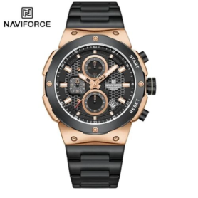 Montre Multifonction Pour Homme Naviforce NF8072 – Style Militaire Analogique
