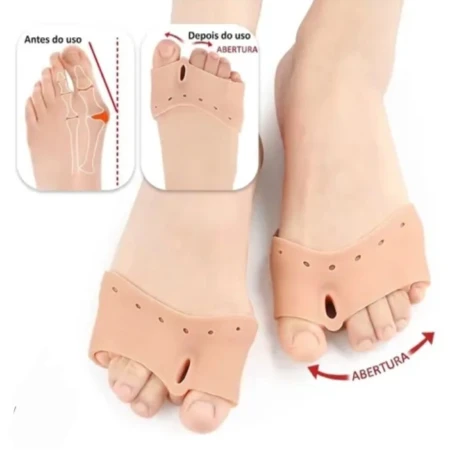 Séparateur D'orteils Pour Soulager La Douleur Des Oignons en Silicone
