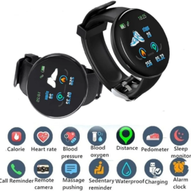 Montre Connectée Bloat D18 – Écran Tactile Couleur – Compatible Avec Tous Les Smartphones_M4