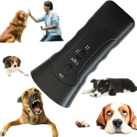 Nouvel Appareil De Dressage Canin – Dispositif Anti-Aboiements À Ultrasons – Lumière LED et 3 Modes – Silencieux