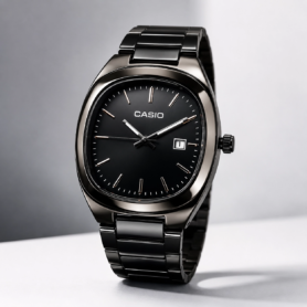 Montre Casio Black Elegance – L’élégance Noir Avec Une Touche De Modernité