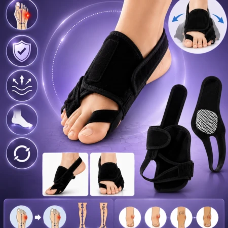 2 Attelle De Soutien Et De Correction Réglable Pour Le Pied Et La Cheville - Légère et Pratique