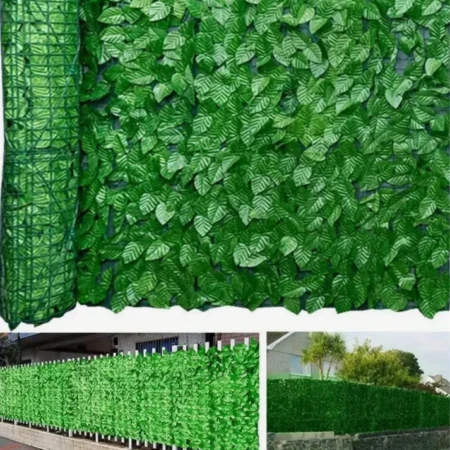 Clôture De Jardin Artificielle En Feuilles - 3 m/1 - Revêtement Mural D'intimité
