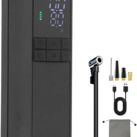 Gonfleur de Pneus Électrique Portable 8000mAh – Compresseur d’Air Sans Fil 150 PSI avec Écran LCD